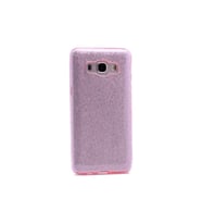 Samsung Galaxy J5 2016 Uyumlu Kılıf Zore Shining Silikon (Rose Gold Altın)