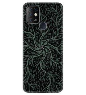 INFINIX Hot 8 9 10 11S Hot 10 Play 10T Kılıf Desemli Silikon Sarmaşıklar 1675