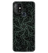 INFINIX Hot 8 9 10 11S Hot 10 Play 10T Kılıf Desemli Silikon Sarmaşıklar 1675