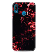 Huawei P20 Lite Mate 10 20 Lite Pro P40 Lite KılıfDesemli Silikon Red Smoke 1745