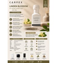 Carpex Aroma Oil 200 ml Classic Koku Kartuş Linden Blossom K.T.