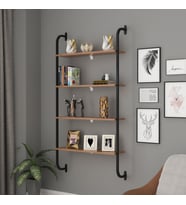 sensa mobilya metal+kitaplık+duvar+rafı+saksılık