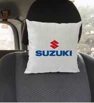 BK Gift Suzuki Tasarımlı Kare Araç Koltuk Yastığı-1