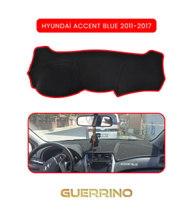 HYUNDAİ ACCENT BLUE 2011-2017TORPİDO KORUMA HALISI KIRMIZI KENAR
