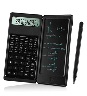 S Line Bilimsel Hesap Makinesi LCD Ekran Notlu (Siyah)