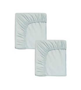 2 Adet Pamuklu Ve Lastikli 60 X 120 X 15 Cm Penye Bebek Çarşaf