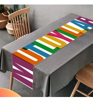 Mutlu Yıllar Yazılı Parti  Masa Örtüsü 120x30cm