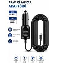 Araç İçi Kamera Type-C Güç Adaptörü 12V 24V Giriş 5V 2A Çıkış Çakmaklık Adaptörü