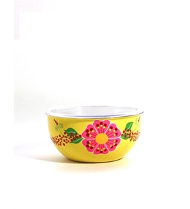 Kapaklı Kase Sarı (16 Cm)
