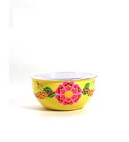 Kapaklı Kase Sarı (16 Cm)