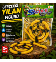 Oyuncak Gerçekçi Yılan Figürü Esnek Şaka ve Eğlence Oyuncağı