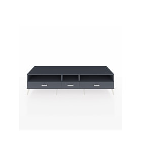 Kronos TV Ünitesi 3 Raflı 3 Çekmeceli  220x59x51 Antrasit-Antrasit