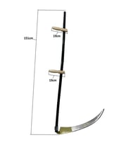 Komple Tırpan - Metal Saplı 6 Parça Set - Ahşap Elcik 65 Cm