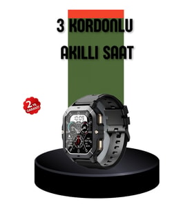 Mey İthalat® AMOLED Ekranlı Akıllı Saat 10 Gün Pil Ömrü