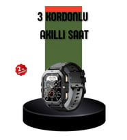 Mey İthalat® AMOLED Ekranlı Akıllı Saat 10 Gün Pil Ömrü