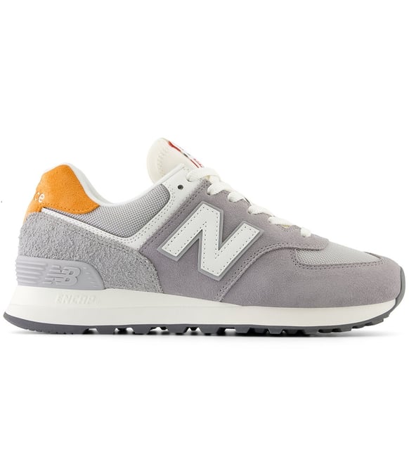 New Balance 574 Unisex Gray Leather Sneaker Günlük Hakiki Deri Spor Ayakkabı Gri