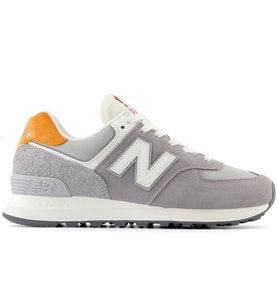 New Balance 574 Unisex Gray Leather Sneaker Günlük Hakiki Deri Spor Ayakkabı Gri