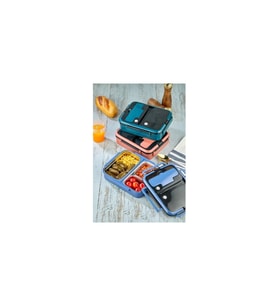 COOKER YK1392 BÖLMELİ ÇELİK HAZNELİ YEMEK KABI (Çok Renkli)