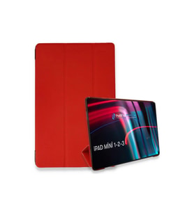 Apple İpad Mini 3 Kılıf Tablet Smart Kılıf - Kırmızı