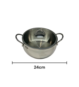 Kahramanlar Çelik Elit Derin Tencere 24 cm