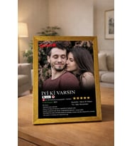 Loveflix Film Afişi Netflix Çerçeveli Tablosu