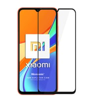 Microsonic Xiaomi Redmi 10A Tam Kaplayan Temperli Cam Ekran Koruyucu Siyah