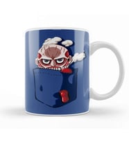 Attack On Titan Colossal Pocket Kupa Bardak Porselen