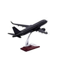 Zekupp - Maket Uçak - Airbus 320-200 1/100 - Siyah Renk ÖZEL TASARIM Model Uçak