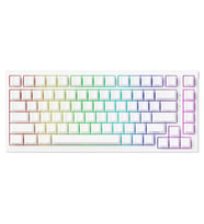 AKKO TAC75 HE White %75 Glare Manyetik Switch 8K Hz Hall Effect ARGB İngilizce Gaming Klavye