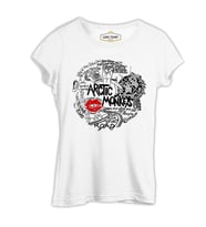 Arctic Monkeys - Songs Beyaz Kadın Tshirt