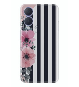 Vivo Y17s Kılıf Resimli Desenli Baskılı Silikon Flowers 4 1390