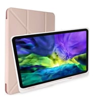 Samsung Galaxy T870 Tab S7 11 Kılıf Kalemlikli Mars Tablet Kılıfı - Rose Gold
