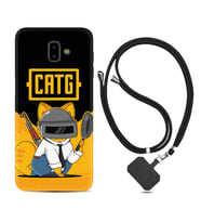 Samsung J6 Plus J7 Prime J7 Pro M20 Kılıf Boyun Askılı Silikon Cat G 1677