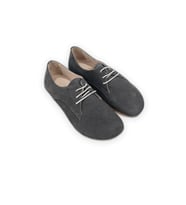 Outlet - Esnek Tabanlı Oxford Erkek Ayakkabıları Gri