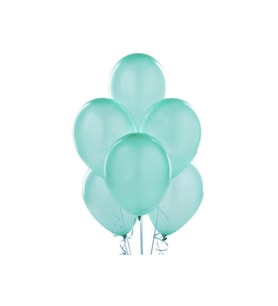 Balonevi Balon 12" Baskı Su Yeşili 12 İnç Balon (100 Lü Paket)