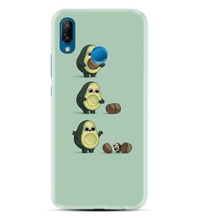 Huawei P20 Lite Mate 10 20 Lite Pro P40 Lite KılıfDesemli Silikon Avokadolar1352