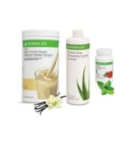 3'lü Set Shake Vanilya 550 gr Aloe Konsantre Içecek 473 ml Konsantre Çay Klasik 51 G