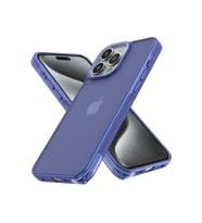 Newface Apple iPhone 15 Pro Kılıf Elegant Kapak - Açık Mavi