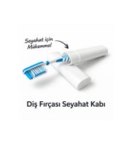 Diş Fırçası Seyahat Kabı Sert Plastik Taşıma Kutusu Hijyenik Organizer Standart Boy Uyumlu