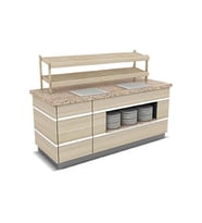 Empero GLT.ESU.07 Galata Ekmek Servis Ünitesi 220x90x90/150 cm