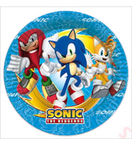 Sonic, Karton Tabak - 23cm x 8 Adet