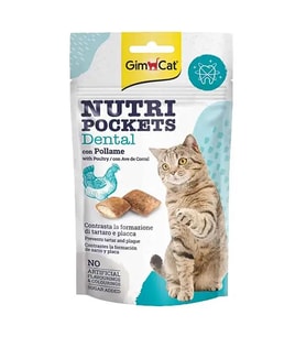 Gimcat Nutripockets Dental Kedi Ödülü 60 Gr (Krem)