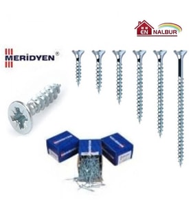Mey İthalat® Meridyen Sunta Vidası 6X200 (5 Adet)