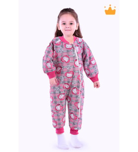 2-9 Yaş Kalın Elyaf Dolgulu 2.5 Tog Premium Kalite Çocuk Uyku Tulumu 23504