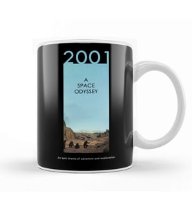 2001 A Spacy Odyssey Open the Pod Bay Doors Kupa Bardak Porselen
