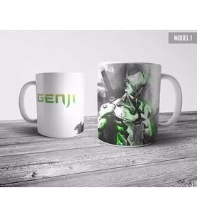 Pixxa  Genji - Overwatch - Kupa Bardak