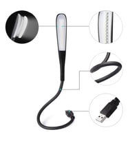 14 Ledli Siyah Esnek Usb Led Lamba (4767)