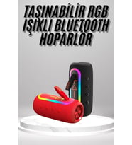 Bluetooth Hoparlör Uzun Pil Ömrü Taşınabilir Yüksek Ses Kaliteli - Lisinya