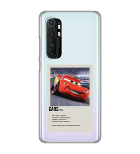 Xiaomi Mi Note 10 Lite Uyumlu Cars Mcqueen Desenli Şeffaf Telefon Kılıfı
