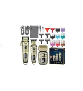 VGR V-642 Profesyonel  3 set  traş makinası Saç Sakal Ense Sıfır Yanak Düzeltici Tıraş Makinesi